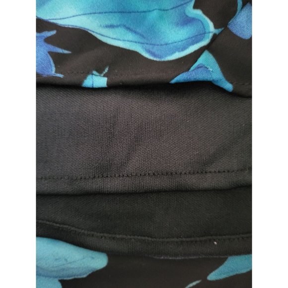 Premier International Ladies Sleeveless black & Teal Casual Dress S (6-8) - Picture 5 of 7